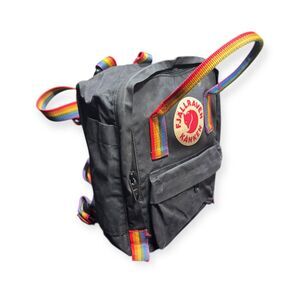 Fjallraven Kanken Mini Rainbow Backpack Special Edition Rainbow Retro Y2K